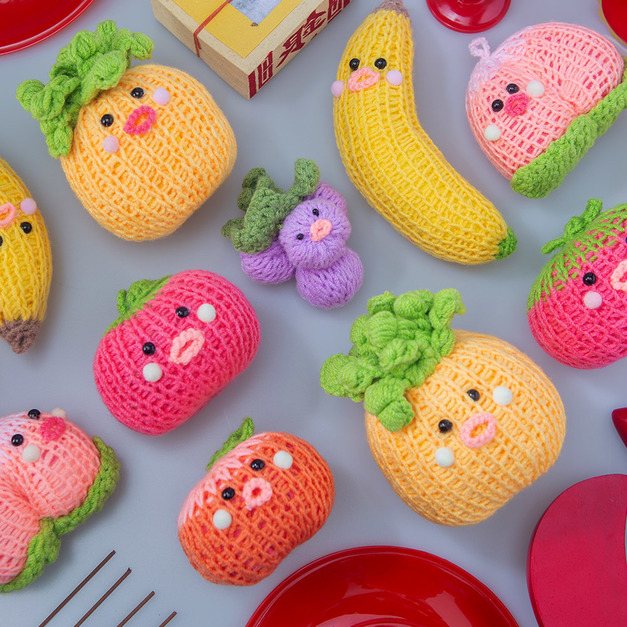 祈願小萌果好運水果吊飾 /  平安健康 / 招財旺旺來