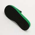 馬毛棋盤格厚底拖-綠色_7