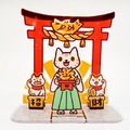 吉豆貓 招財｜貓の祈願壓克力擺件 桌面裝飾_2