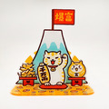 吉豆貓 爆富｜貓の祈願壓克力擺件 桌面裝飾_1