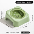 馬卡龍 飛碟陶瓷碗 貓碗 陶瓷糧碗 護頸托架 狗狗 食盆 狗碗 狗狗 貓咪 寵物碗 飼料碗 水碗_5