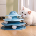轉盤玩具 貓咪遊樂盤 四層貓轉盤 軌道球 貓咪玩具 寵物玩具 逗貓 逗貓玩具 逗貓棒 貓轉盤_2