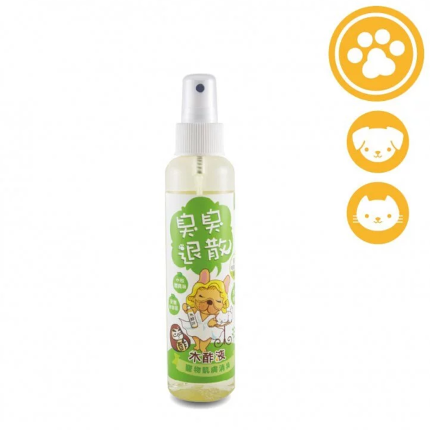 木酢達人 臭臭退散 150ml 植萃肌膚保護木酢液 (身體專用) 身體噴劑 犬貓適用