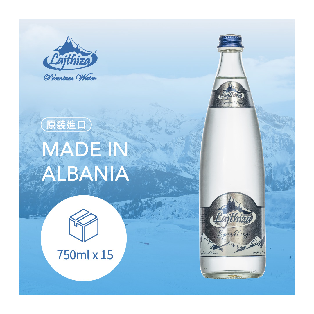 【Lajthiza雷西薩】氣泡礦泉水（750毫升／15瓶）
