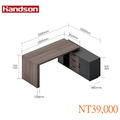 【墨柏設計傢俱】 漢尊handson 鈦金灰主管桌_2