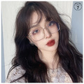 ［GLASSES］大方框邊鑽素顏鏡✨_1