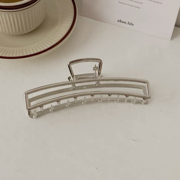 銀色弧形夾 11CM