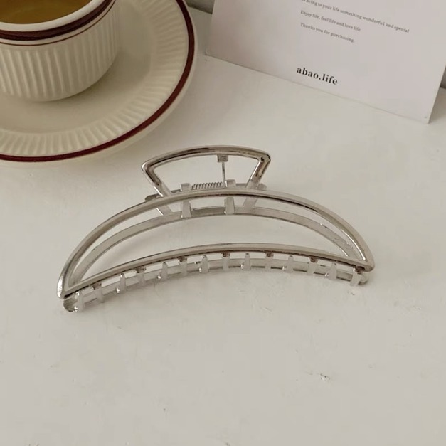 大號銀色月亮夾 11CM