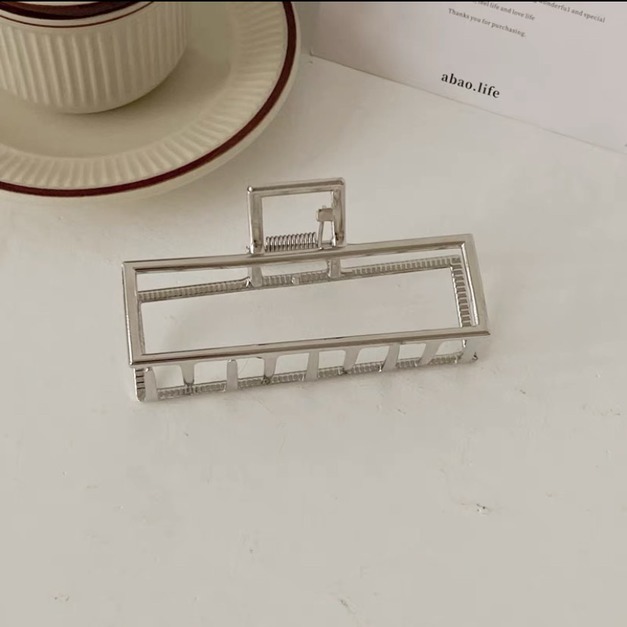 銀色方形夾 8.5CM