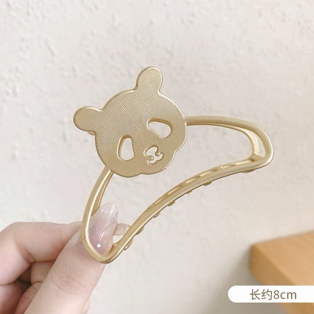 金色熊貓夾 8CM
