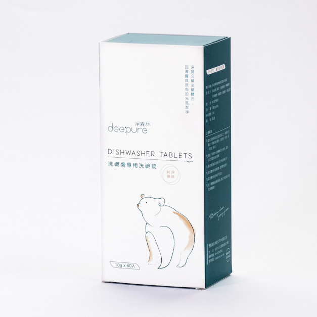 【DEEPURE淨森林】洗碗機專用環保洗碗錠60入