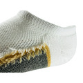 new sport 竹炭科技【白灰金】竹炭紗抗菌除臭短襪 竹炭襪 機能襪_4