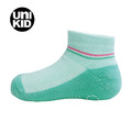UNI KID 直版止滑【湖水藍 12-16CM】萊卡兒童踝襪 短襪 童襪 0A509K101_2