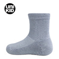 UNI KID 直版止滑【灰色 12-16CM】萊卡兒童短襪 止滑襪 童襪 0A509K114L_2