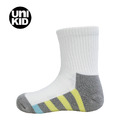 UNI KID 竹炭加厚【黃粗線 16-20CM】竹炭紗萊卡兒童短襪 童襪 短襪 0A509K003_2