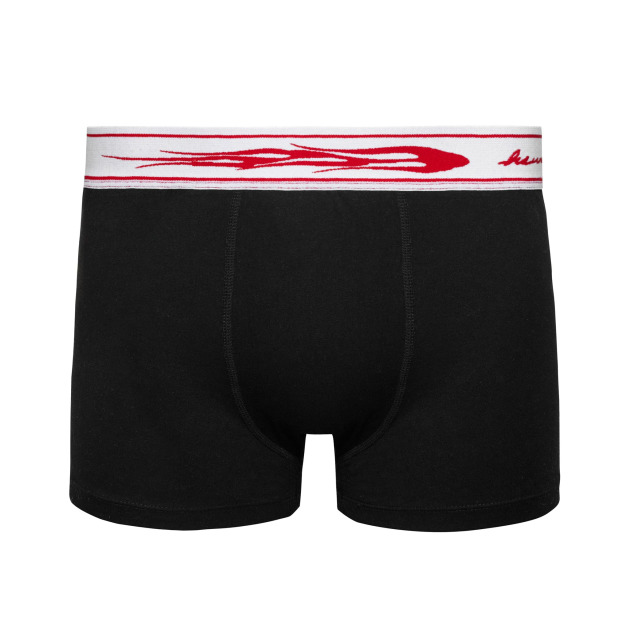 FLAME BOXER BRIEFS | black