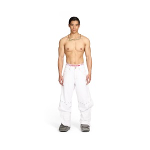 TEAR-AWAY TROUSERS | white