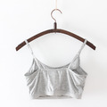 莫代爾細吊帶內墊調節式防走光內搭無鋼圈背心_3