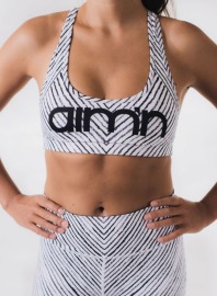 aimn高強度運動內衣-銀灰馬戲團