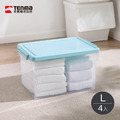 【日本天馬】粉彩調色盤系列掀蓋收納箱(L)-45L-4入-多色可選_9