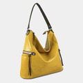 Melanie真皮單肩包 – 晨光黃色_1