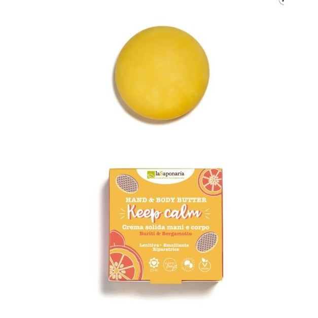 La Saponaria 義大利有機植萃護手餅-舒緩滋潤