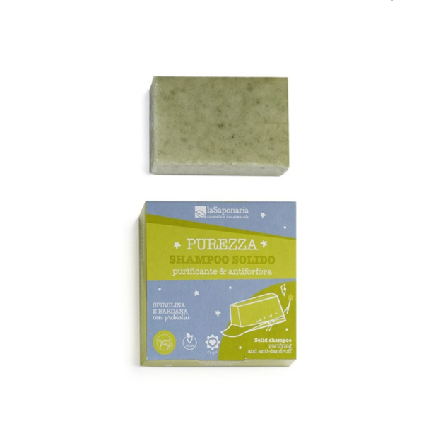 La Saponaria 義大利有機植萃洗髮皂-淨化去屑