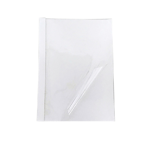 【事務耗材】膠裝封套 12mm 80入/盒 白色