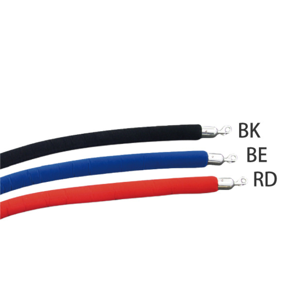 （銀掛勾）絨繩【紅（RD）藍（BE）黑（BK）】SW-R150 (長 150cm)
