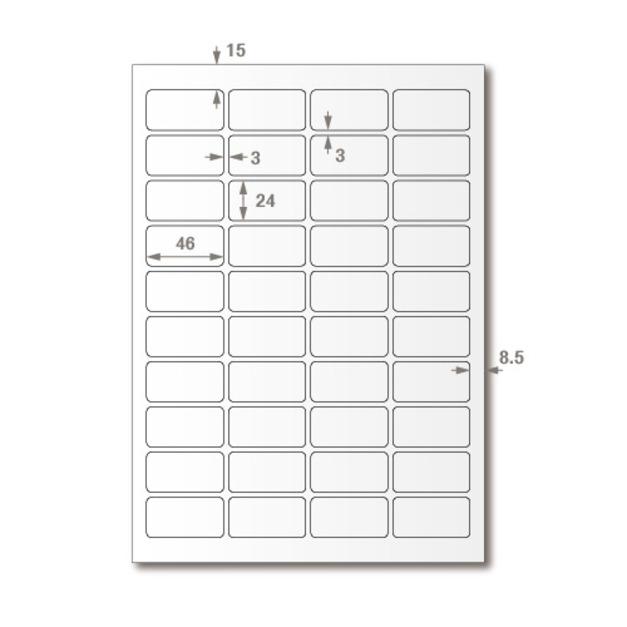【龍德】三用電腦標籤貼紙 40格 LD-8115 1000張(箱)