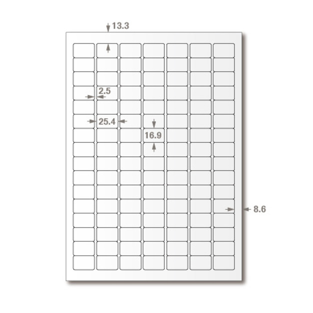 【龍德】三用電腦標籤貼紙 112格 LD-8101 1000張(箱)