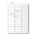 【龍德】三用電腦標籤貼紙 33格 LD-819 1000張(箱)