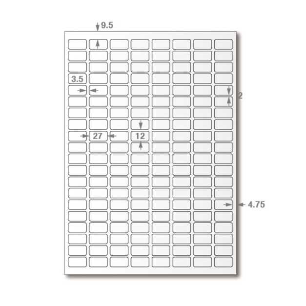 【龍德】三用電腦標籤貼紙 160格 LD-8100 1000張(箱)