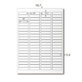 【龍德】三用電腦標籤貼紙 84格 LD-827 105張 (盒)