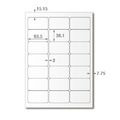 【龍德】三用電腦標籤貼紙 21格 LD-817 1000張(箱)