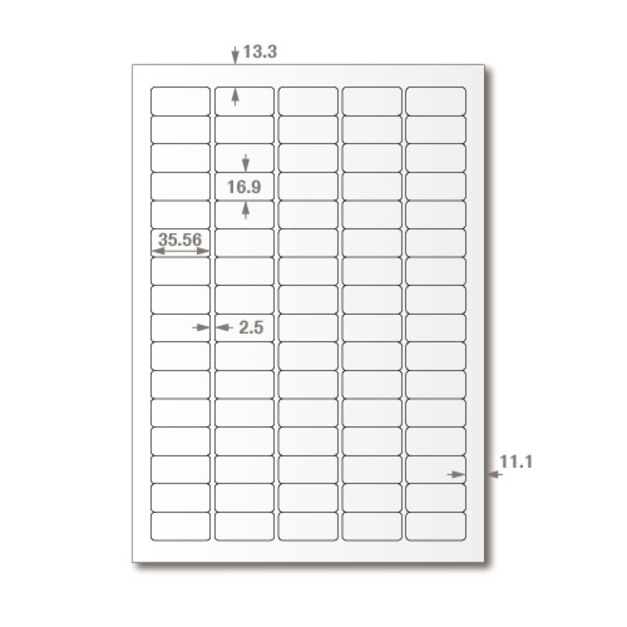 【龍德】三用電腦標籤貼紙 80格 LD-8113 105張(盒)