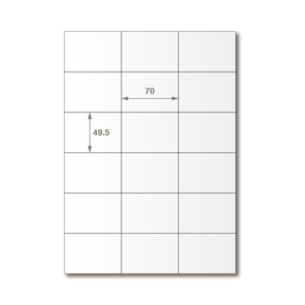 【龍德】三用電腦標籤貼紙 18格 LD-875 1000張(箱)