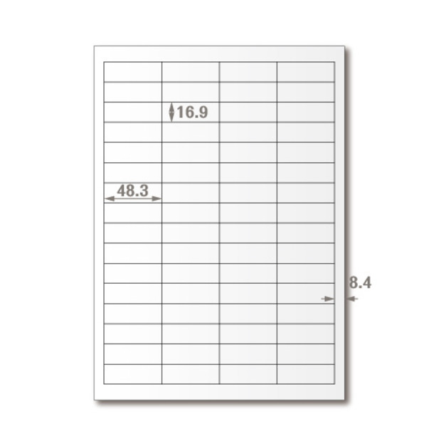 【龍德】三用電腦標籤貼紙 64格 LD-849 1000張(箱)