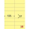 【龍德】三用電腦標籤貼紙 16格 LD-801 105張 (盒)_3