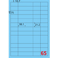 【龍德】三用電腦標籤貼紙 65格 LD-806 105張 (盒)_1