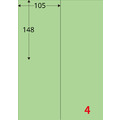 【龍德】三用電腦標籤貼紙 4格 LD-803 105張 (盒)_2