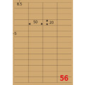 【龍德】三用電腦標籤貼紙 56格 LD-824 1000張(箱)_5