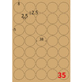 【龍德】三用電腦標籤貼紙 70格 LD-822 105張 (盒)_1