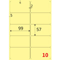 【龍德】三用電腦標籤貼紙 10格 LD-814 105張 (盒)_3