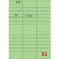 【龍德】三用電腦標籤貼紙 51格 LD-829 1000張(箱)_2