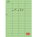 【龍德】三用電腦標籤貼紙 56格 LD-824 105張 (盒)_4