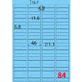 【龍德】三用電腦標籤貼紙 84格 LD-827 105張 (盒)_5
