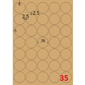 【龍德】三用電腦標籤貼紙 35格 LD-823 105張 (盒)_5