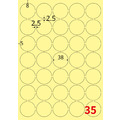 【龍德】三用電腦標籤貼紙 35格 LD-823 105張 (盒)_3