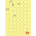 【龍德】三用電腦標籤貼紙 70格 LD-822 105張 (盒)_3